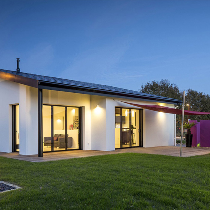 la bocaine maison témoin extérieur la ferrière vue derrière