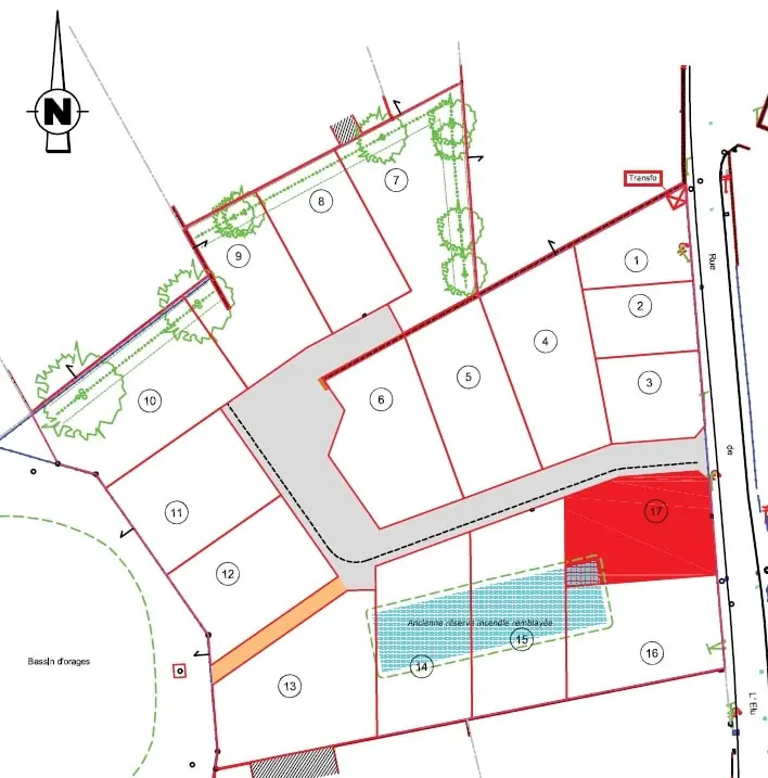 Terrain de 482m² à La Verrie